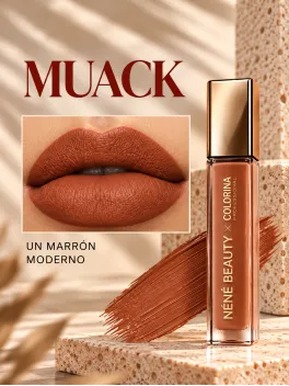 Labial Matte color Muack - Nené