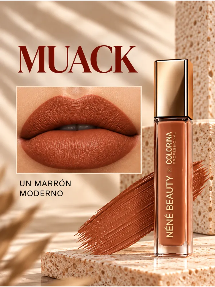 Labial Matte color Muack - Nené