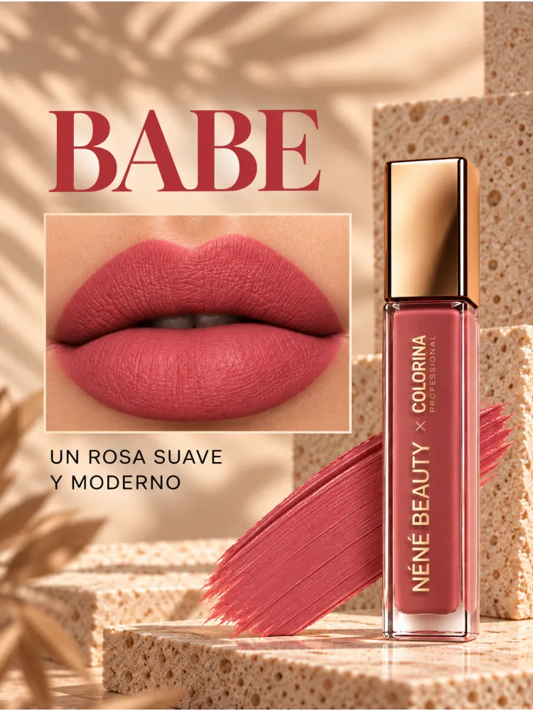 Labial Matte color Babe - Nené
