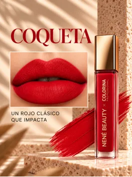 Labial Matte color Coqueta - Nené
