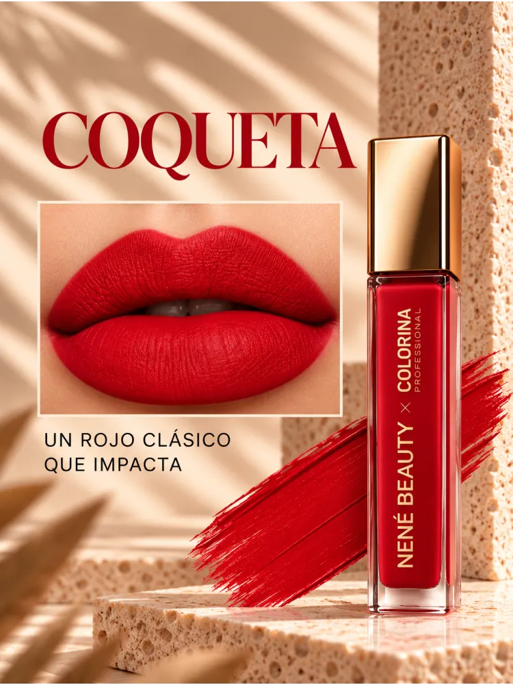 Labial Matte color Coqueta - Nené