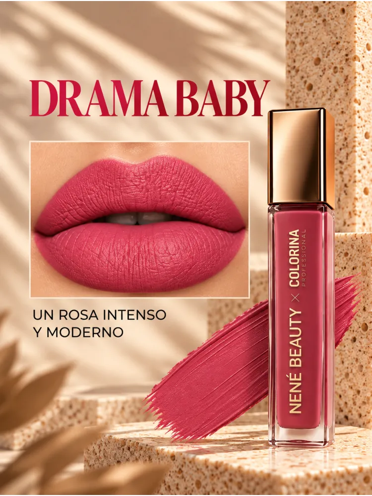 Labial Matte color Drama Baby - Nené