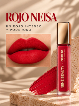 Labial Matte color Rojo Neisa - Nené