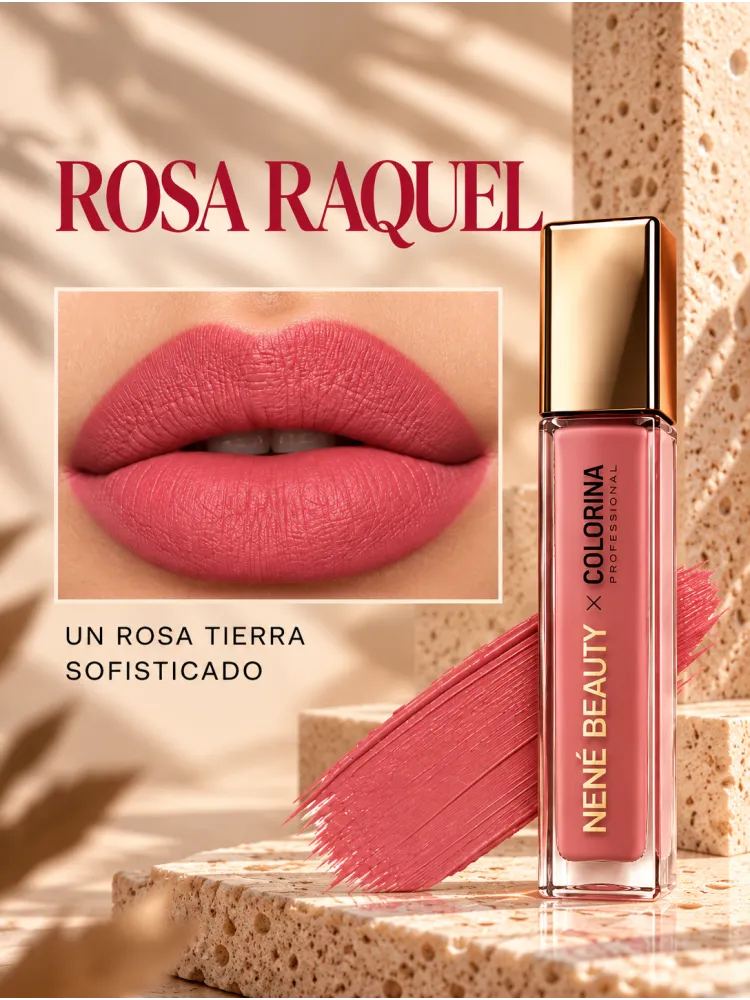 Labial Matte color Rojo Raquel - Nené